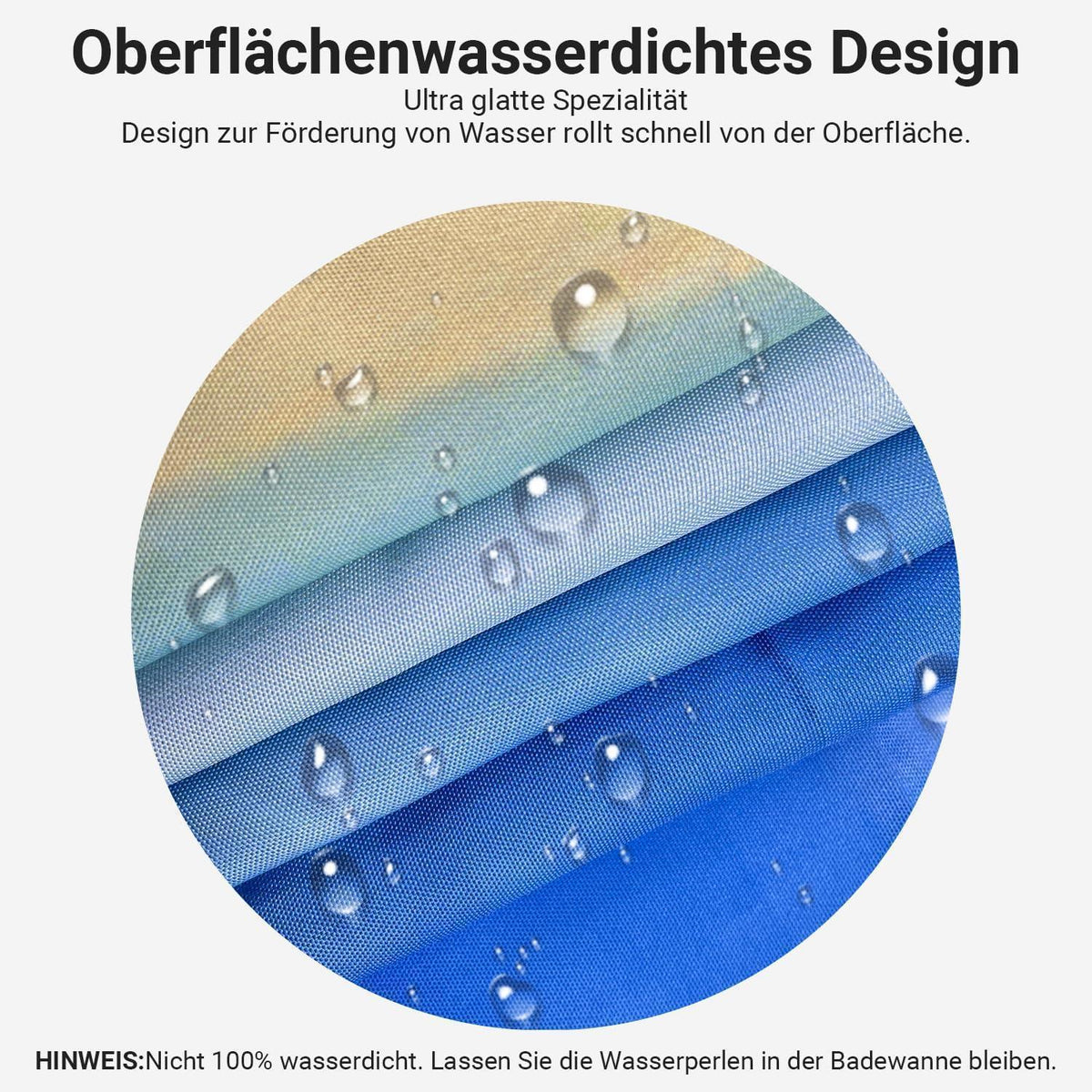 Duschvorhang Leuchtturm 200x200cm Wasserabweisend & Antischimmel