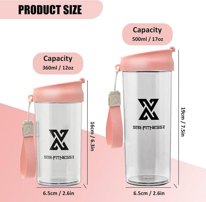 Protein Shaker Früchtebehälter Kaltgebrühter Sport Bottle 360ML