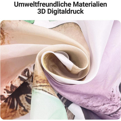Duschvorhang Blumen Zeichnen 120x200cm Antischimmel Textil