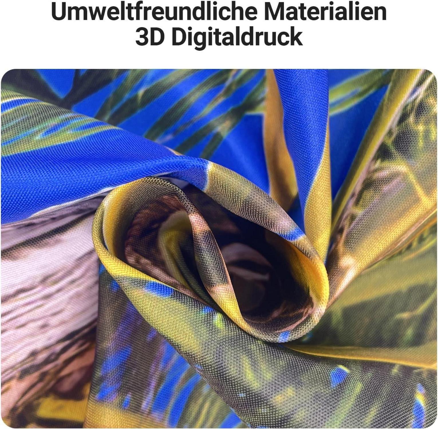 Duschvorhang Strandmuster Antischimmel Wasserdicht 240x180cm