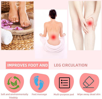 2er Set Silikon Fußmatte Massage Pad mit Saugnäpfen