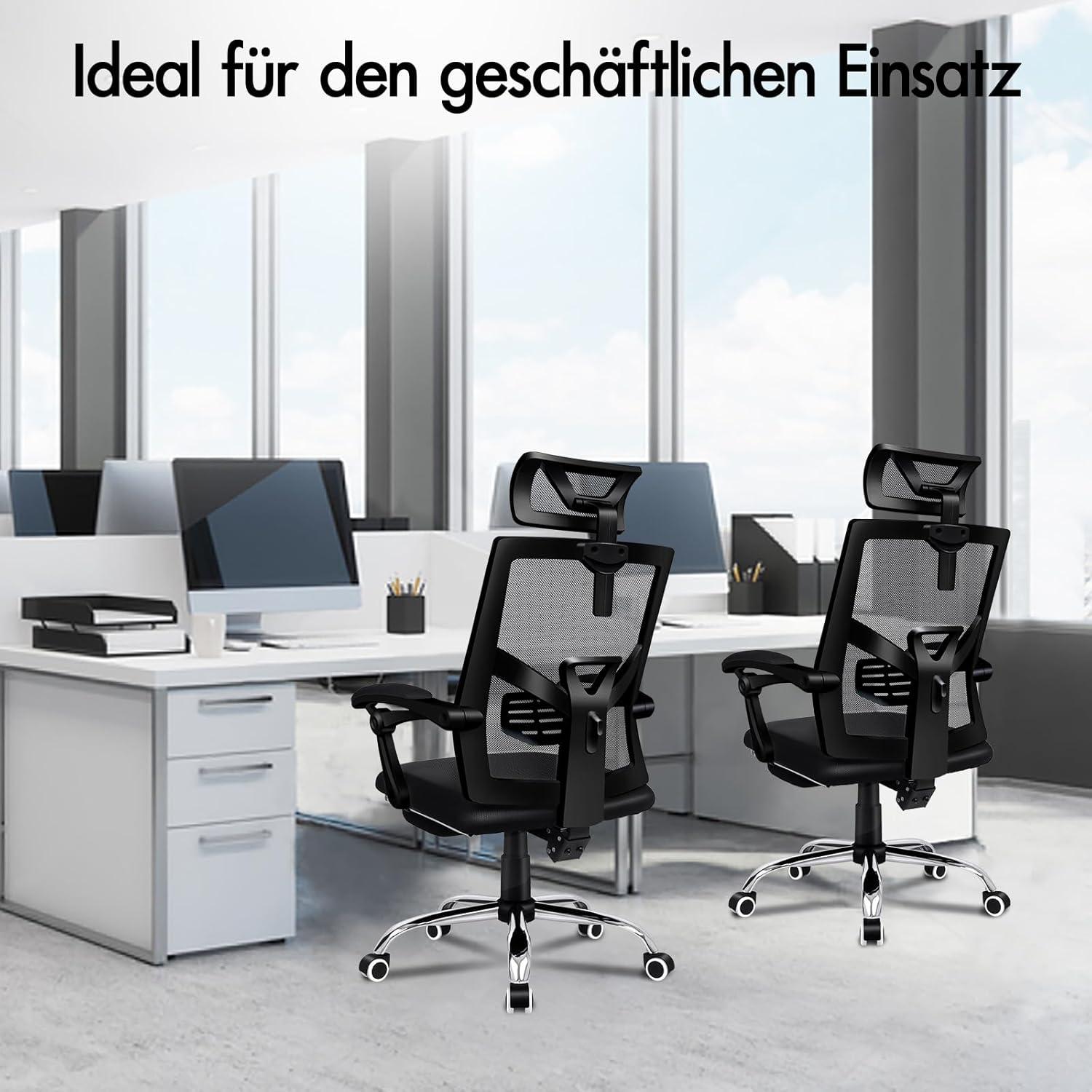 Ergonomischer Bürostuhl 180kg Gaming Weiß Brad - ALFORDSON
