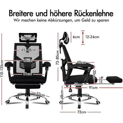 Ergonomischer Bürostuhl mit Netzgewebe