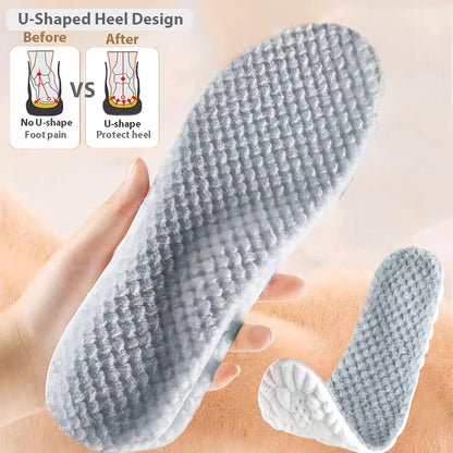Thermoeinlegesohle Winter für Herren Damen Warme Schuhsohlen Dicke Einlegesohlen