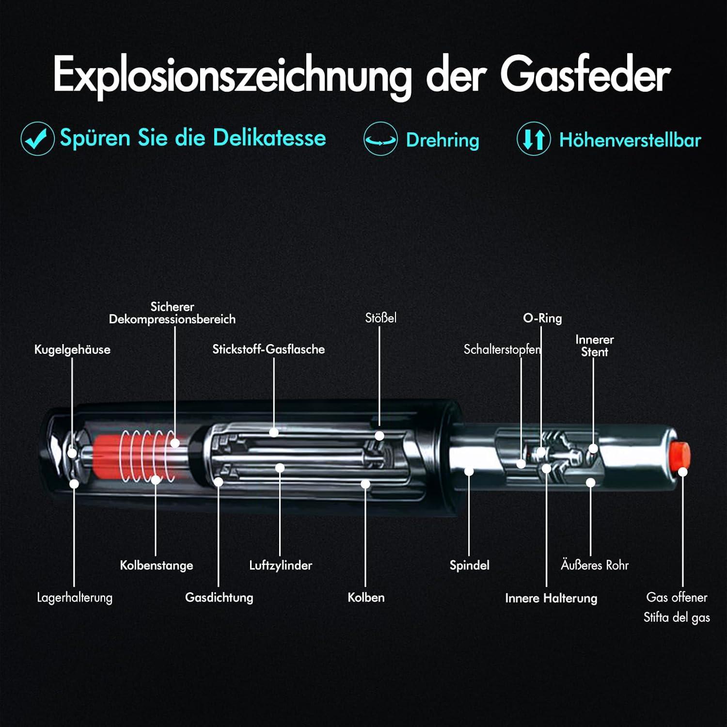 Bürostuhl ergonomisch aus Netzgewebe atmungsaktiv weiß max. 180 kg