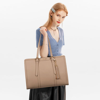 Damen Laptoptasche 15,6 Zoll Handtasche Tote Bag