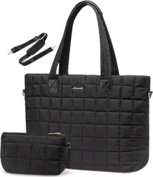 Damen Laptoptasche 15,6 Zoll Schwarz Business Aktentasche