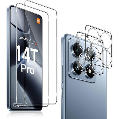 QULLOO Panzerglas Xiaomi 14T Pro, 2 Stk. Schutzfolie