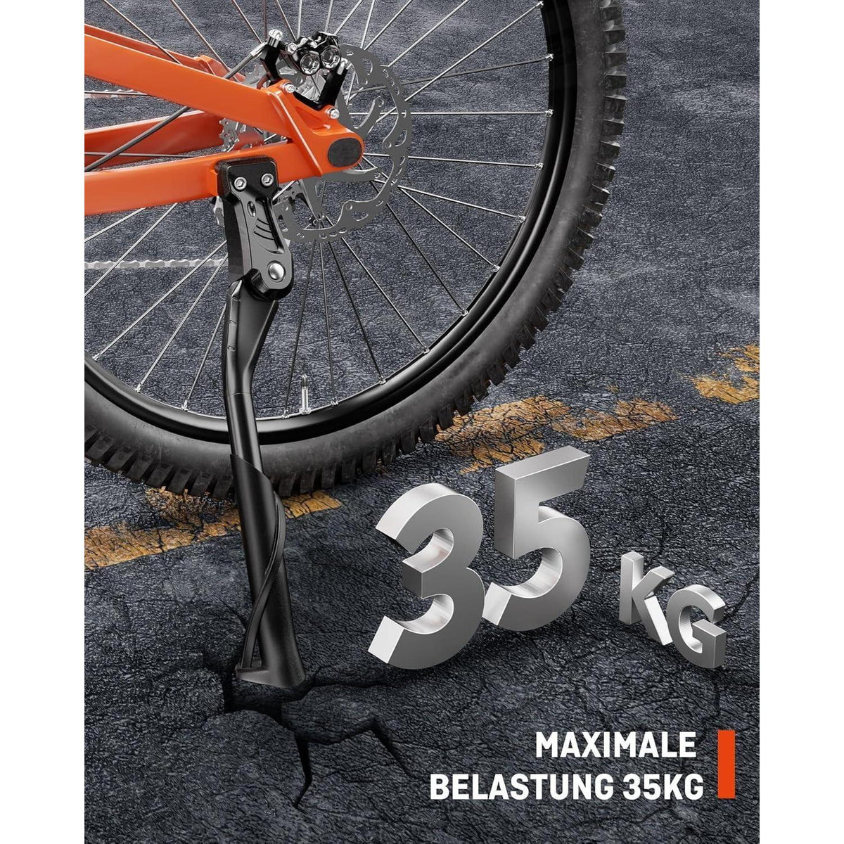 Verstellbarer Fahrradständer für E-Bike & MTB 24-29 Zoll