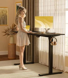 Höhenverstellbarer Schreibtisch 140 cm Elektrisch Gaming