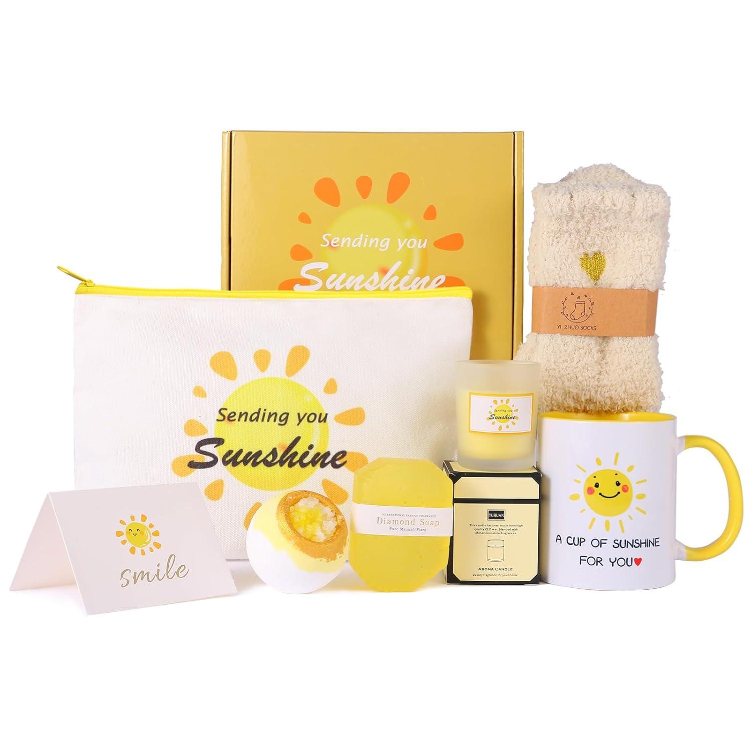 Geschenkbox Sending you Sunshine Geburtstag Weihnachten Spa Frauen