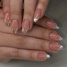 24 Stück Künstliche Nägel Aufkleben Press-on Nails Acryl Full Cover