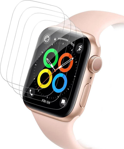 Displayschutz Apple Watch 4 44mm Panzerglasfolie 4er Set