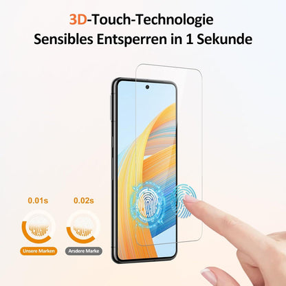 2x Panzerglas Schutzfolie 9H Härte für Google Pixel 8 Displayschutz