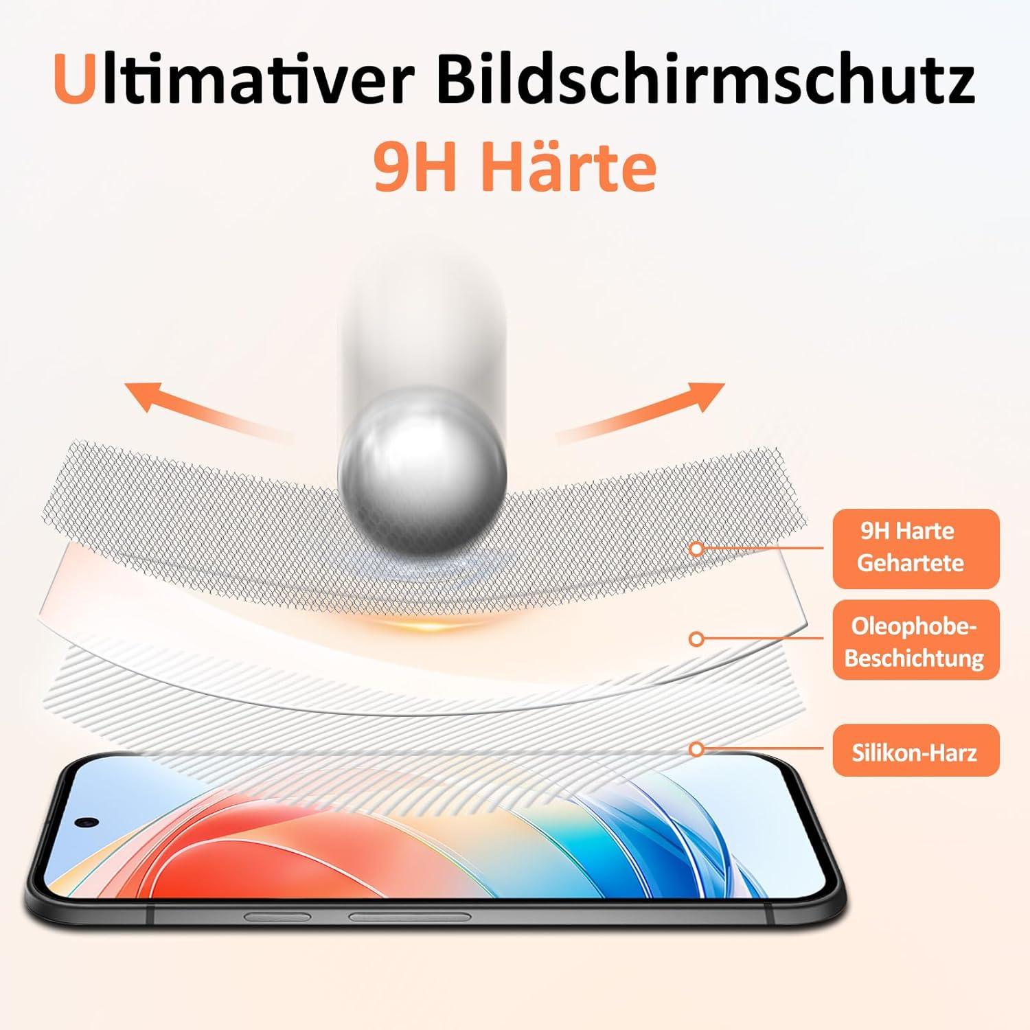 Schutzglas Panzerglasfolie für Google Pixel 9, 2 Stück