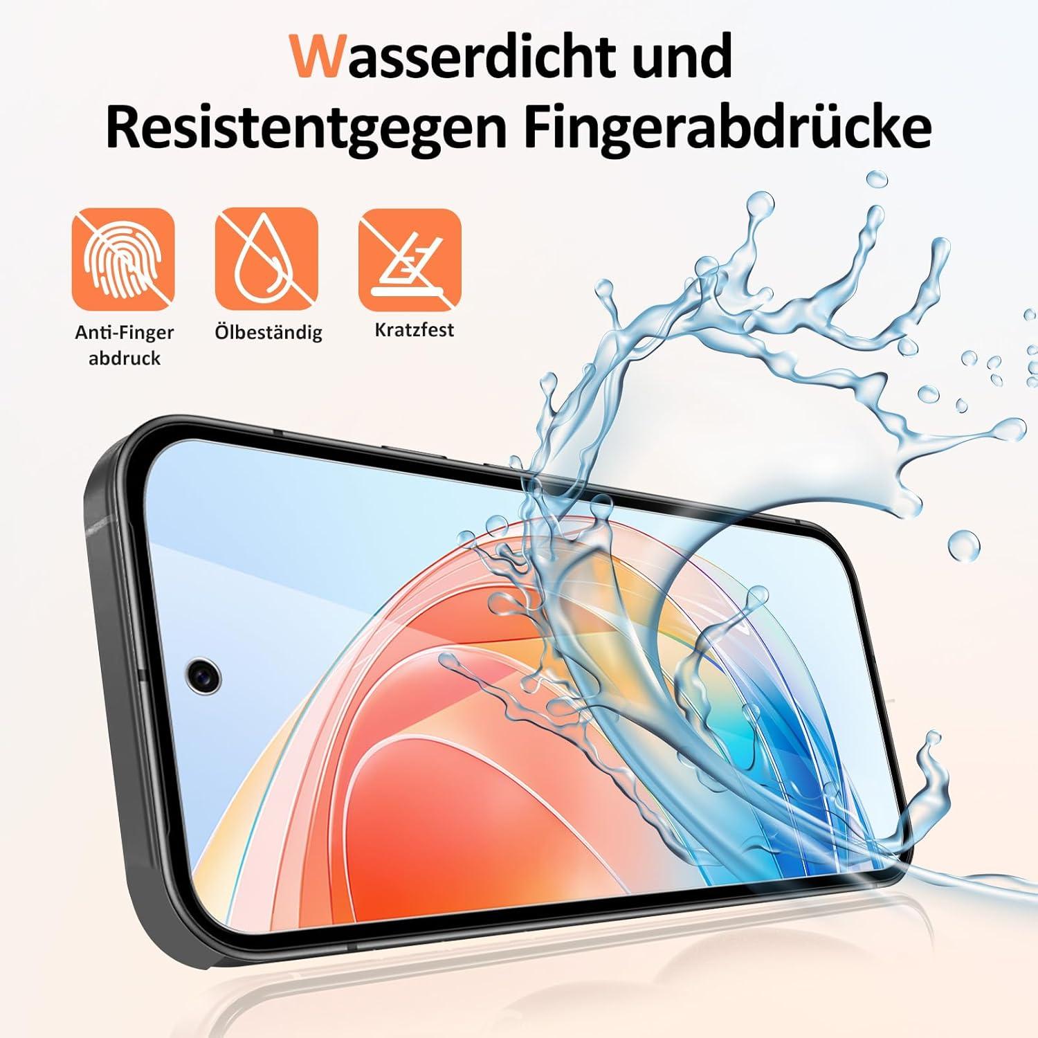 2x Panzerglas Schutzfolie für Google Pixel 9, 9H Härte, HD Displayschutz