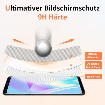 2x Samsung Galaxy S9 Plus Panzerglas Schutzfolie 9H HD 3D Touch - 0,26
