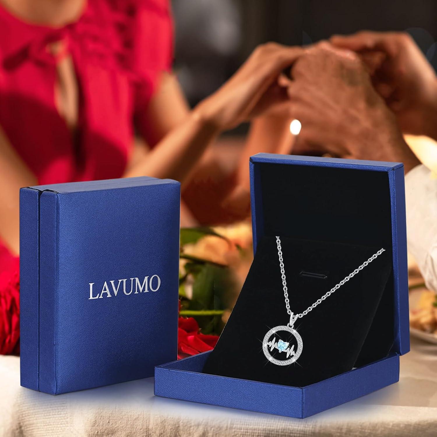Herzschlag Halskette Sterling Silber 925 Anhänger Geschenk Mutter Frau.poseidon