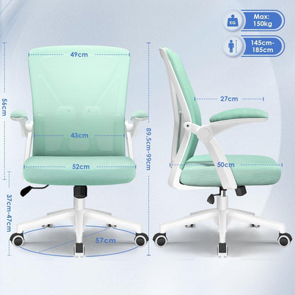Ergonomischer Bürostuhl mit Lendenwirbelstütze
