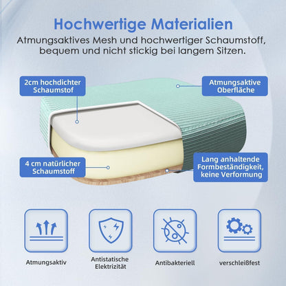 Ergonomischer Bürostuhl mit Lendenwirbelstütze