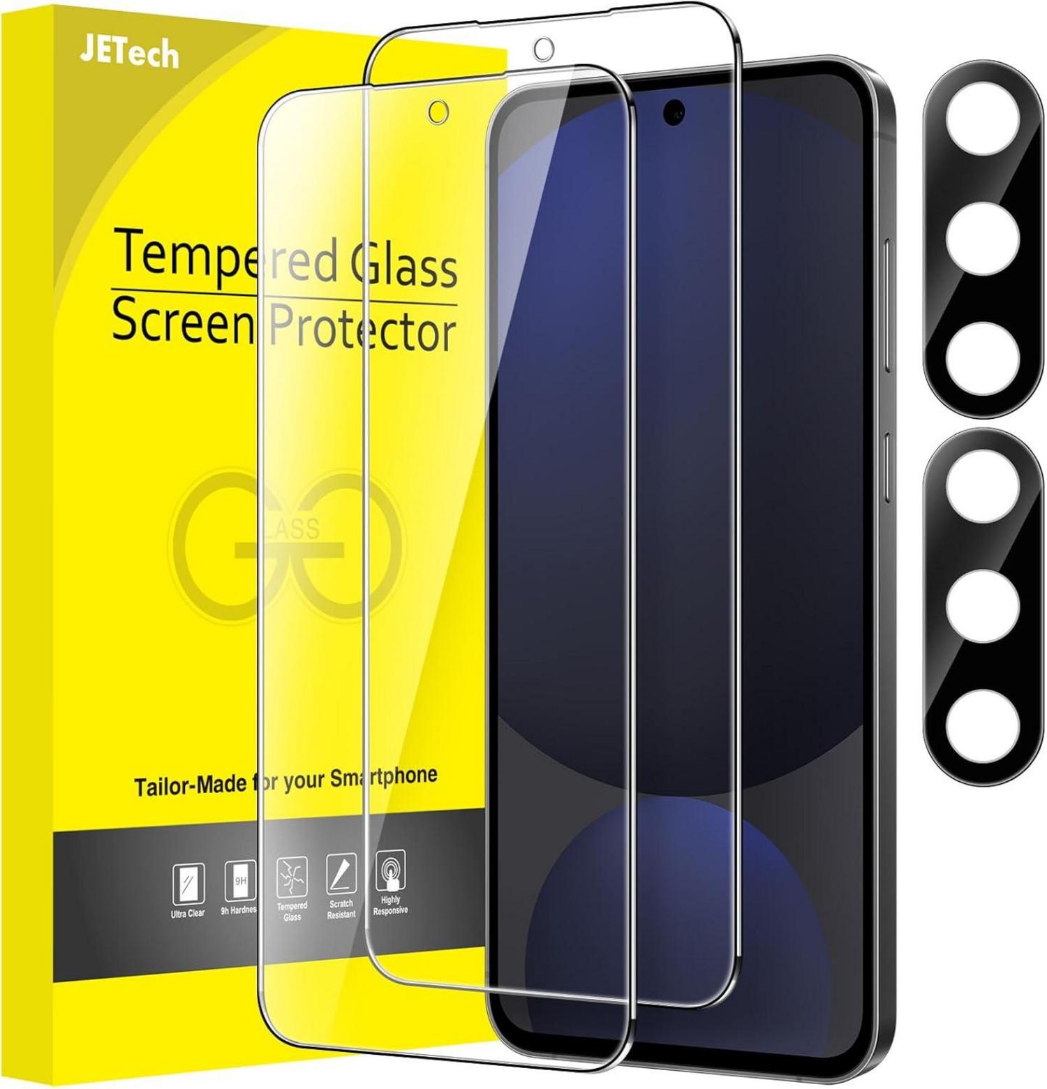 Schutzfolie Samsung Galaxy S24 FE Kameraschutz 2x 9H Gehärtetes Glas
