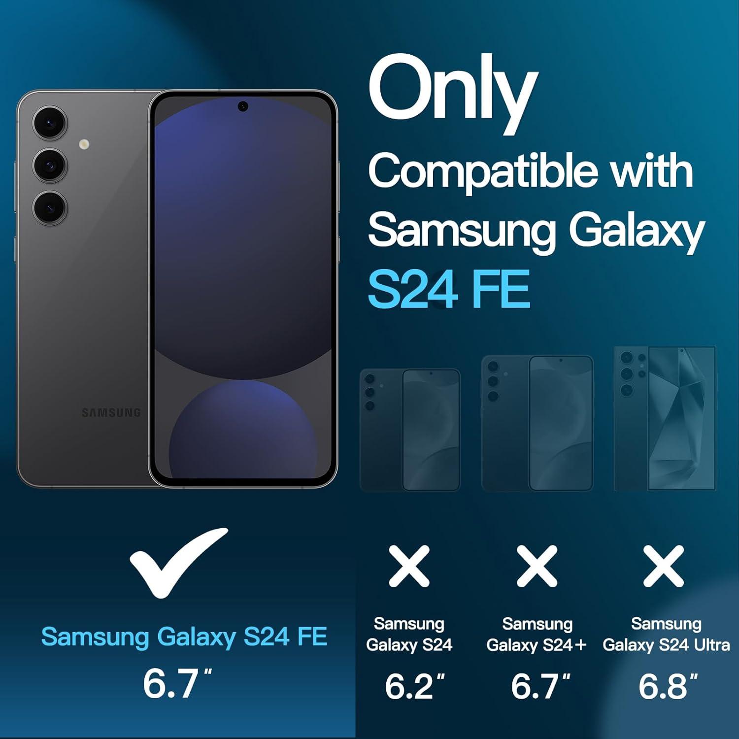 Samsung Galaxy S24 FE Schutzfolie 2 Stück - Gehärtetes