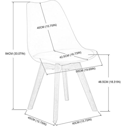 Esszimmergruppe Weiß: Esstisch 110cm + 4 Stühle