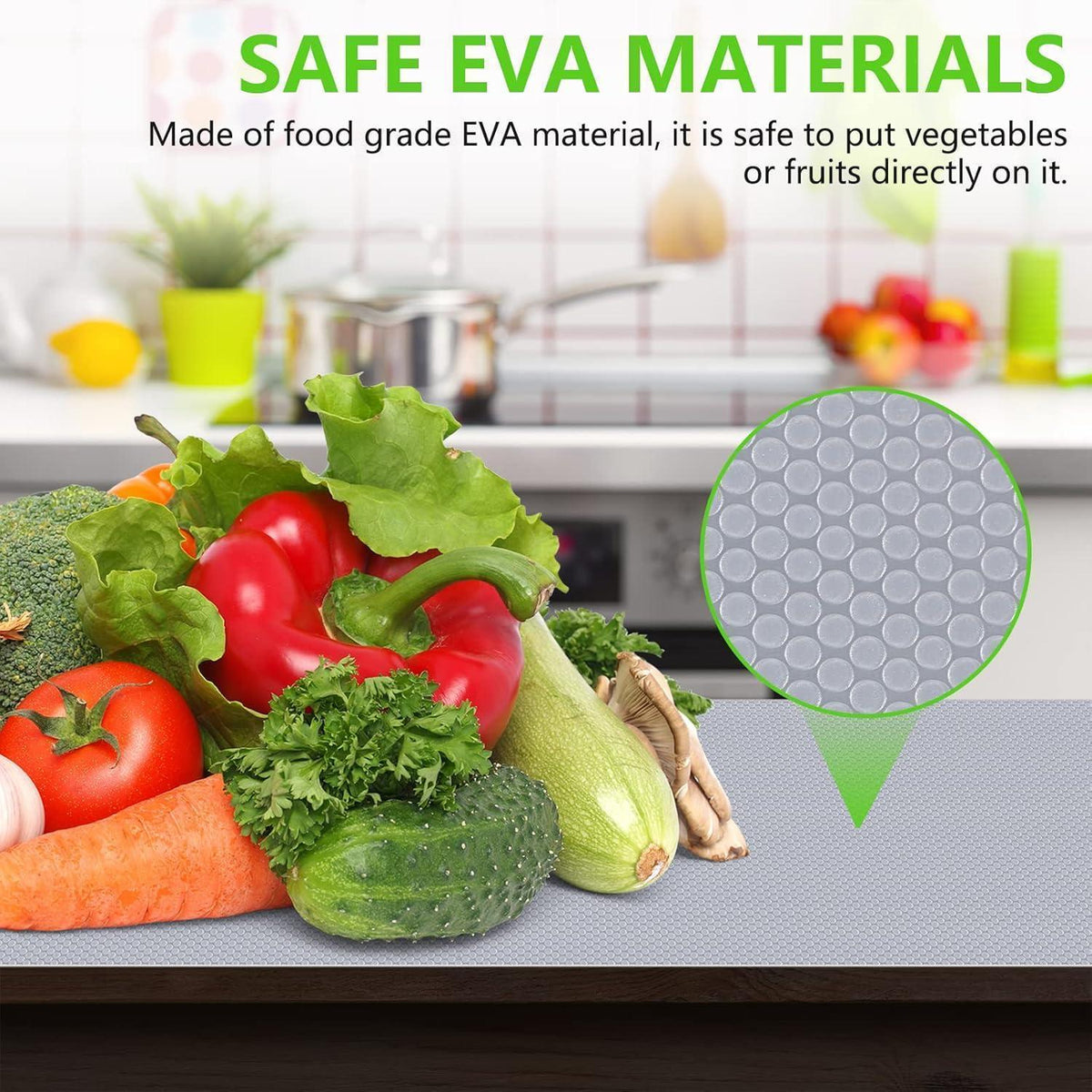 Schubladenmatte Transparent EVA 60x200cm Wasserdicht & Rutschfest