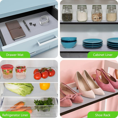 Schubladenmatte Transparent EVA Rutschfest Wasserdicht 30x1000cm