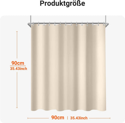 Duschvorhang Beige,90x90