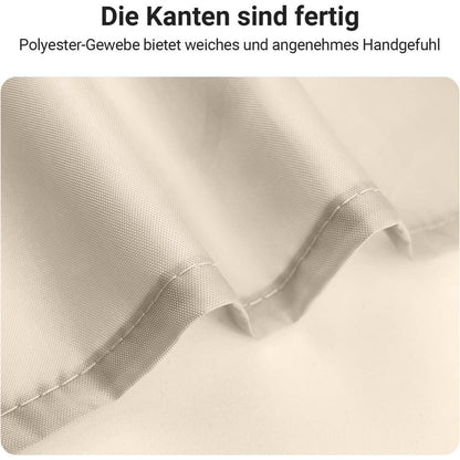 Duschvorhang 90x90 cm Beige Polyester Wasserabweisend