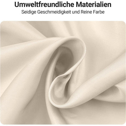 Duschvorhang 90x90 cm Beige Antischimmel Polyester