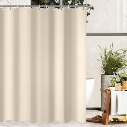 Duschvorhang 90x90 cm Beige Antischimmel Polyester