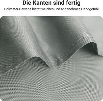 Duschvorhang 120x200cm Grau Antischimmel Stoff Wasserabweisend