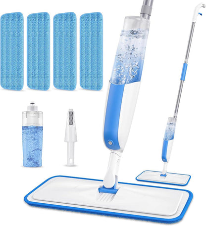 Sprühwischer Bodenwischer mit Sprühfunktion und 4 wischpads