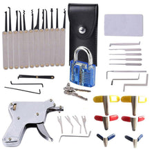Lockpicking-Set für Anfänger mit Dietrichpistole und Vorhängeschloss