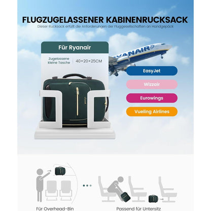 Handgepäck Rucksack 40x20x25, Reiserucksack 14 Zoll