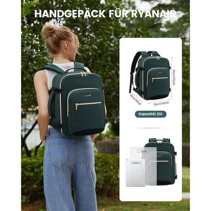 Handgepäck Rucksack 40x20x25, Reiserucksack 14 Zoll