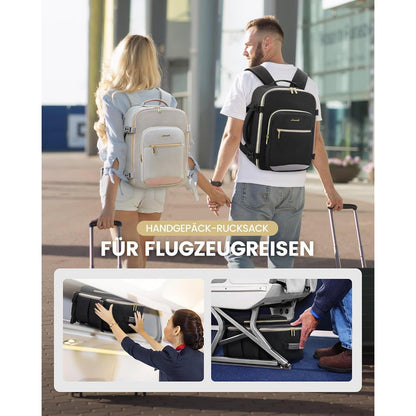 Handgepäck Rucksack 40x20x25 Schwarz für Ryanair Eurowings