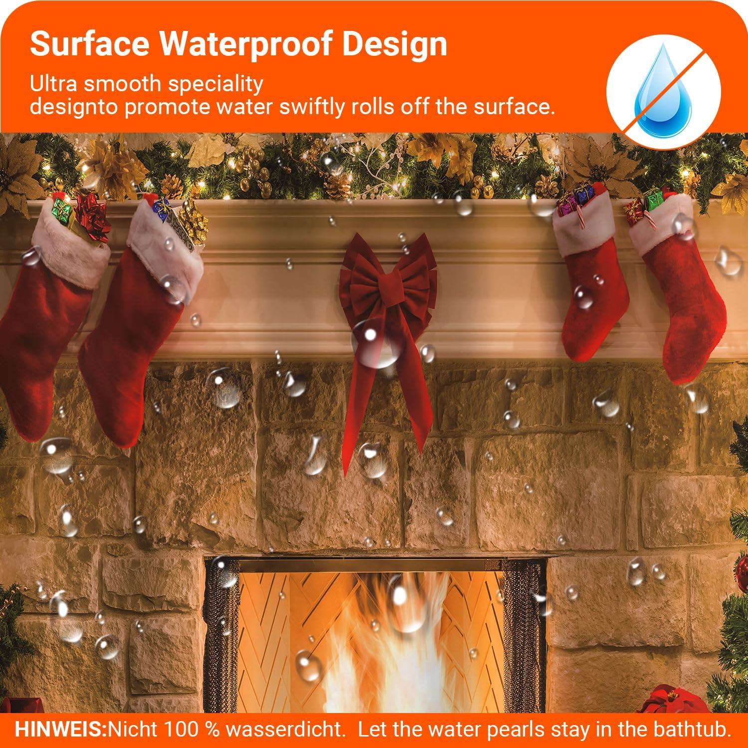 Duschvorhang Weihnachtsstrümpfe 240x200cm Antischimmel