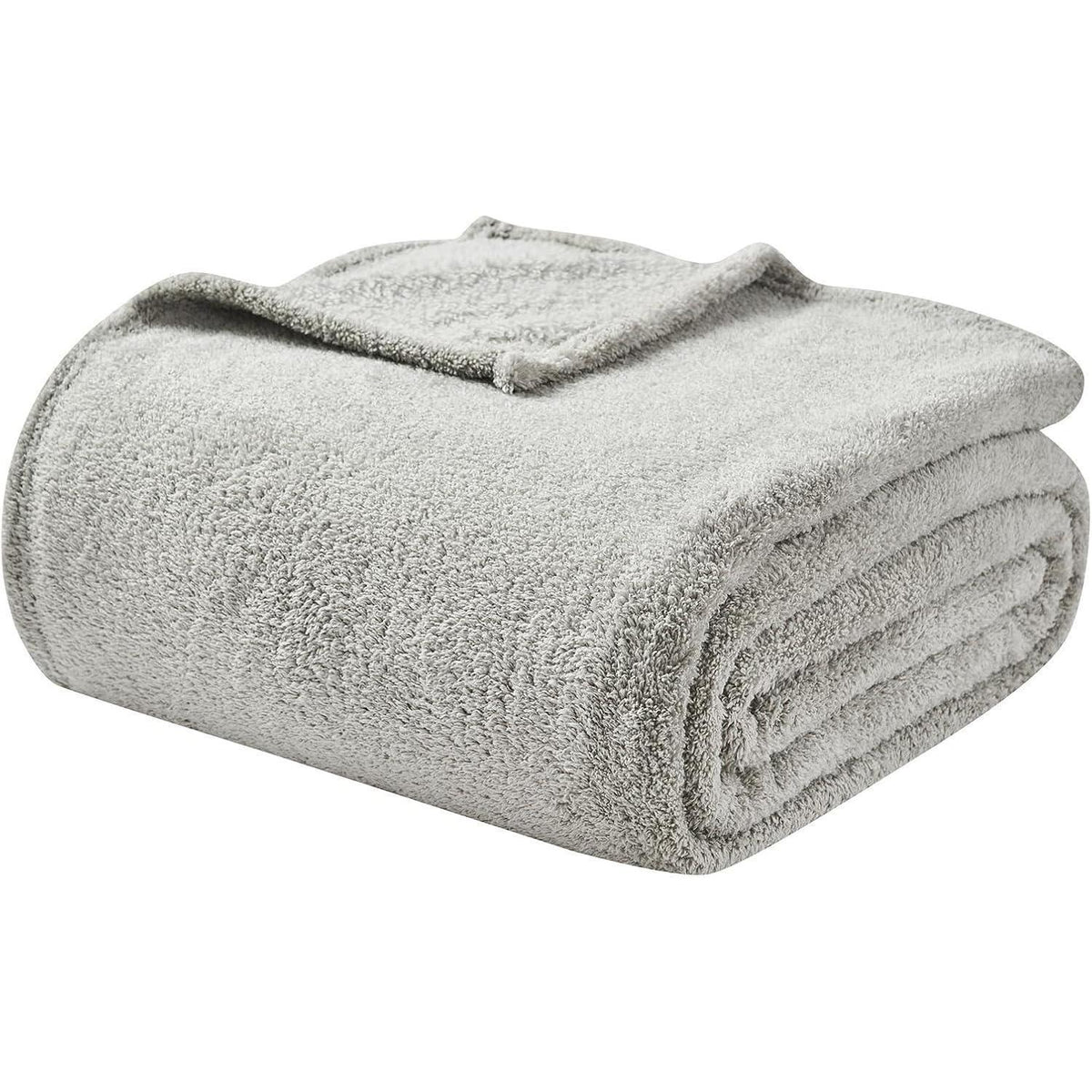 Kuscheldecke Sherpa Grau 200x230cm, Flauschig & Warm