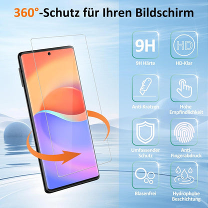 Schutzfolie Panzerglas Google Pixel 6 Kameraschutz Kratzfest Klar