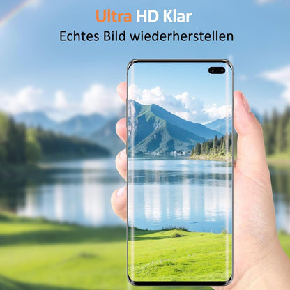 Panzer Schutzglas Samsung Galaxy S10 Plus 9H Displayschutz 2 Stück
