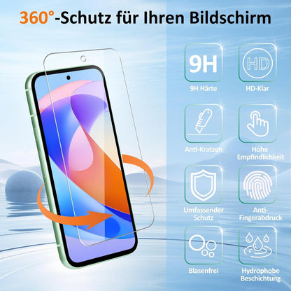 Panzerfolie Google Pixel 8A Schutzglas Kamerafolie Ultra-HD 2+2 Stück