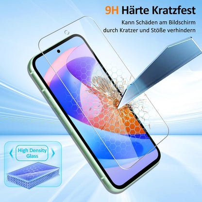 Google Pixel 8A Panzerglas Schutzfolie 2+2 Stück 9H Härte Kratzfest Blasenfrei Ultra-HD Kamerafolie