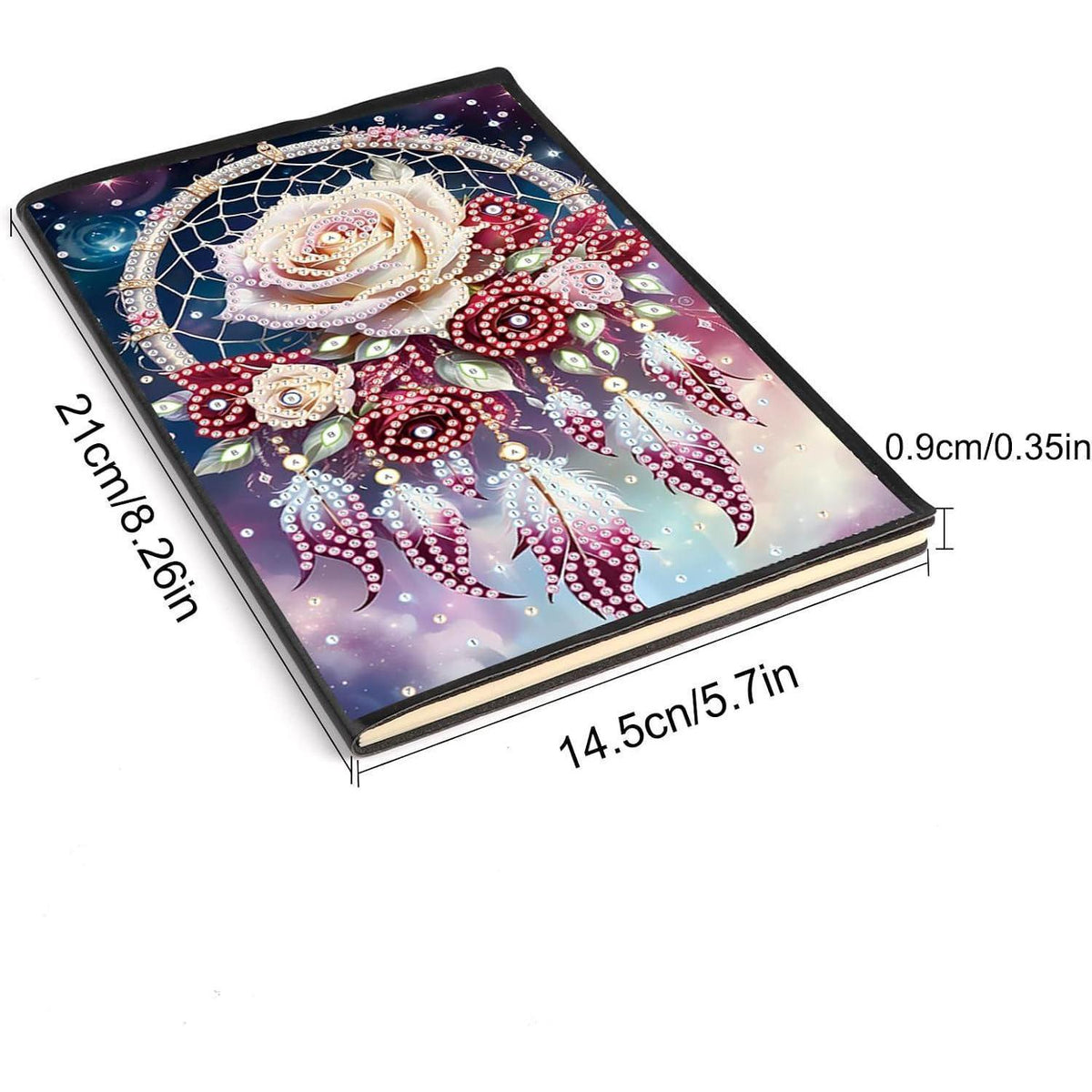 Diamant Painting Notizbuch A5 Blanko – Tagebuch & Skizzenbuch