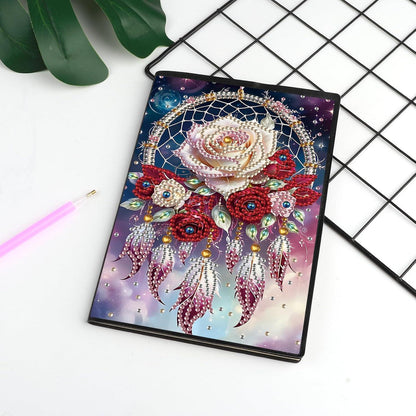 Diamant Painting Notizbuch A5 Blanko – Tagebuch & Skizzenbuch