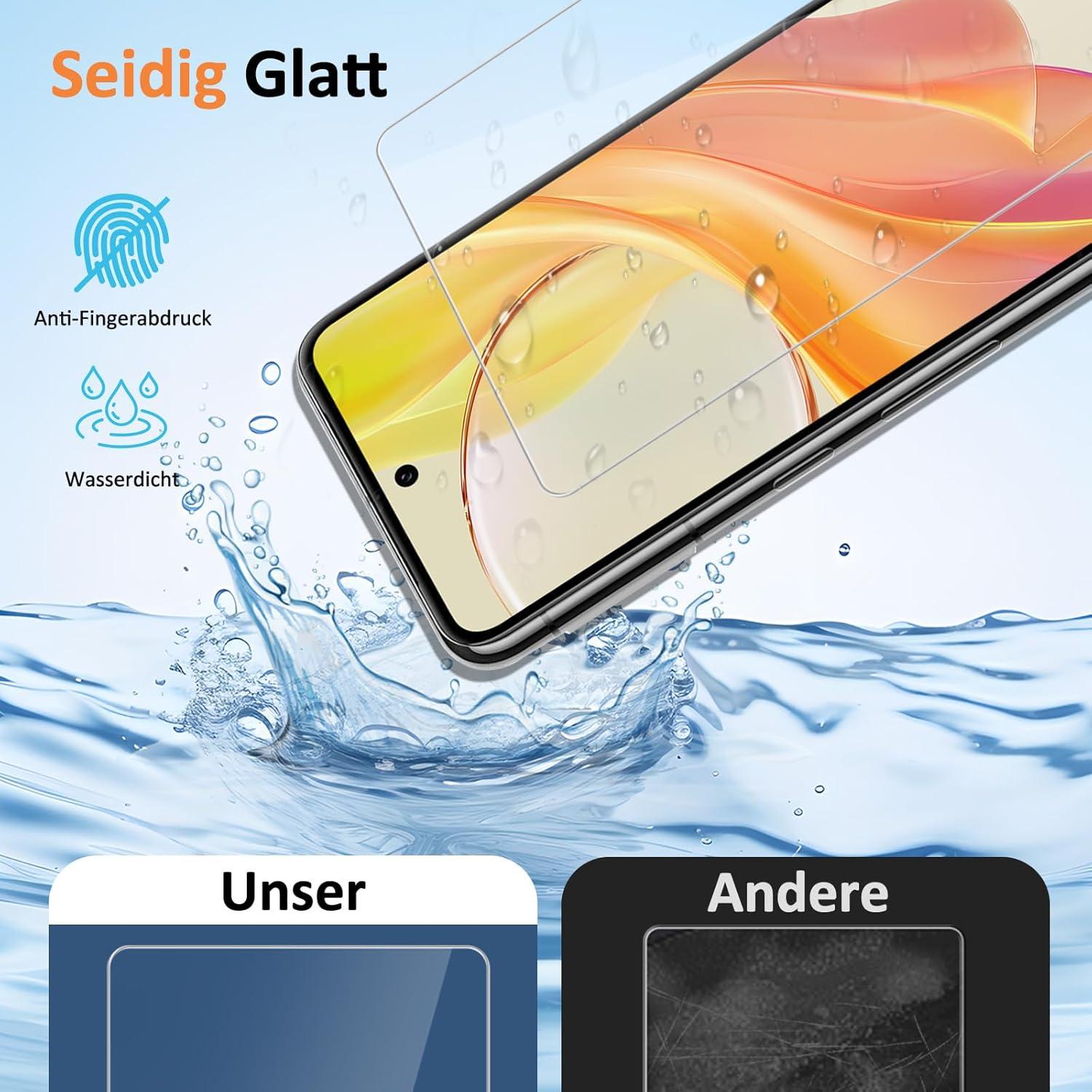 Panzerglas Google Pixel 8 Folie 2 Stück Gehärtetem Glas Displayschutz