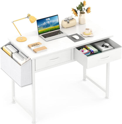 Schreibtisch mit Schubladen und Aufbewahrung 80 cm