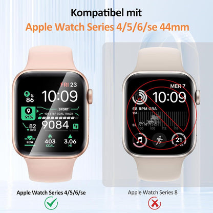 Agedate Panzerglas Apple Watch Series 4/5/6/se 44mm